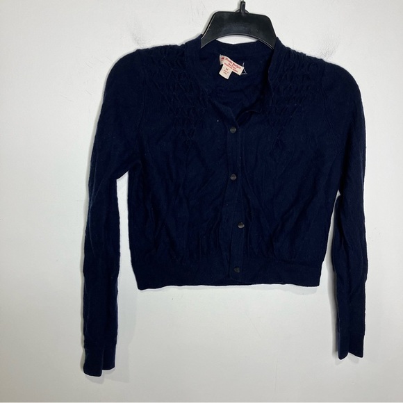 Brooks Brothers merino wool sweater navy blue size medium/small - Picture 2 of 5